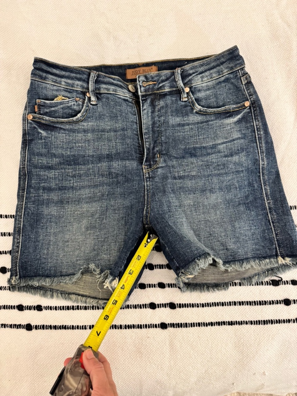 Judy Blue Denim Shorts - Picture 2 of 4